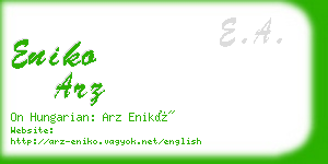 eniko arz business card